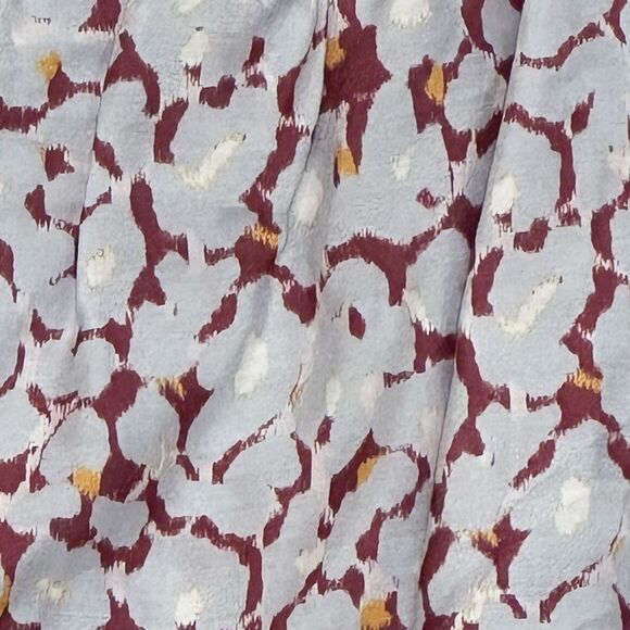 Joie Blue Floral Print Nell Silk Blend Ruffle Jumpsuit | Size 4 - Picture 11 of 11